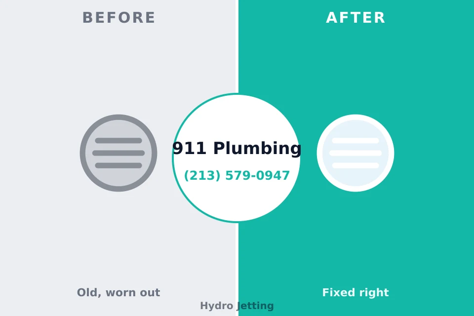 Before and after: plumbing repair Lake Stevens, WA